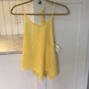 H&m yellow tank top